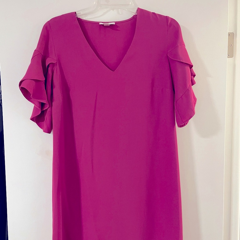 Maroon/Pink Short Dress